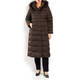 PERSONA BY MARINA RINALDI PUFFER COAT CHOCOLATE