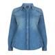 PERSONA BY MARINA RINALDI DENIM STRETCH SHIRT
