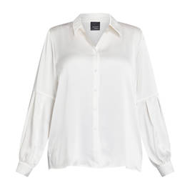 PERSONA BY MARINA RINALDI CREAM SHIRT - Plus Size Collection