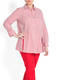 PERSONA BY MARINA RINALDI CANDY STRIPE SHIRT 