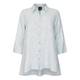 PERSONA BY MARINA RINALDI LINEN STRIPE SHIRT MINT