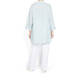 PERSONA BY MARINA RINALDI LINEN STRIPE SHIRT MINT
