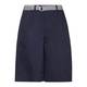 PERSONA BY MARINA RINALDI NAVY TAILORED COTTON STRETCH SHORTS 