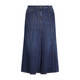 Persona By Marina Rinaldi Flared Denim Midi Skirt