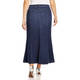 Persona By Marina Rinaldi Flared Denim Midi Skirt