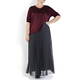 PERSONA by marina rinaldi PLEATED TULLE SKIRT