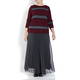 PERSONA by marina rinaldi PLEATED TULLE SKIRT