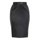 PERSONA BY MARINA RINALDI FAUX-LEATHER PENCIL SKIRT