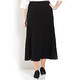 PERSONA BY MARINA RINALDI BLACK KNITTED SKIRT 