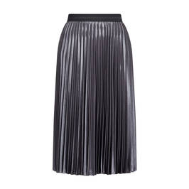 PERSONA BY MARINA RINALDI PLEATED SKIRT ANTHRACITE  - Plus Size Collection