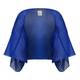 PERSONA BY MARINA RINALDI blue chiffon STOLE
