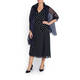 PERSONA BY MARINA RINALDI SILK STOLE NAVY