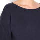 PERSONA BY MARINA RINALDI NAVY WOOL BLEND SWEATER