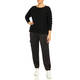 Persona by Marina Rinaldi Merino Blend Sweater Black 