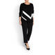 PERSONA BY MARINA RINALDI BLACK AND WHITE TUNIC