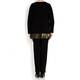 PERSONA BLACK Cashmere blend sweater with pleats