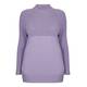 PERSONA BY MARINA RINALDI HIGH NECK LILAC SWEATER