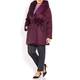 PERSONA BY MARINA RINALDI HIGH NECK LILAC SWEATER