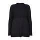 PERSONA BY MARINA RINALDI ROUND NECK BLACK SWEATER