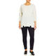 Persona by Marina Rinaldi Sweater with Cashmere White 