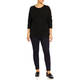 Persona by Marina Rinaldi Sweater With Cashmere Black