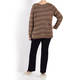 PERSONA BY MARINA RINALDI CROCHET KNIT SWEATER