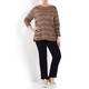 PERSONA BY MARINA RINALDI CROCHET KNIT SWEATER