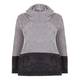 PERSONA BY MARINA RINALDI GREY CHENILLE SWEATER