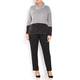 PERSONA BY MARINA RINALDI GREY CHENILLE SWEATER