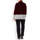 PERSONA BY MARINA RINALDI BORDEAUX CHENILLE SWEATER