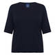 Persona By Marina Rinaldi Short Sleeve Sweater Navy 