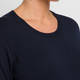 Persona By Marina Rinaldi Short Sleeve Sweater Navy 