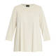 Persona by Marina Rinaldi Pleated Back T-Shirt Sand 