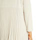 Persona by Marina Rinaldi Pleated Back T-Shirt Sand 