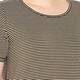 PERSONA khaki stripe T SHIRT