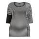PERSONA BY MARINA RINALDI T-SHIRT BLACK AND WHITE