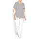 PERSONA NAVY AND WHITE STRIPED T-SHIRT