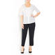 PERSONA BY MARINA RINALDI CREPE DE CHINE TOP CREAM