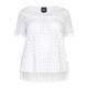 PERSONA BY MARINA RINALDI PURE COTTON BRODERIE ANGLAISE TOP