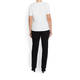 PERSONA BY MARINA RINALDI WHITE T-SHIRT WITH LACE