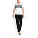 PERSONA BY MARINA RINALDI WHITE T-SHIRT WITH LACE