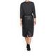 PERSONA BY MARINA RINALDI LUREX STRIPE TOP BLACK AND GREY