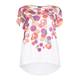 PERSONA BY MARINA RINALDI CIRCLE PRINT JERSEY TOP 