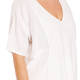 Persona by Marina Rinaldi Cotton Linen Top White 