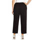 Persona By Marina Rinaldi Cropped Jersey Trousers Black