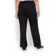 PERSONA BY MARINA RINALDI BLACK DRAWSTRING TROUSER LACE INSERT 