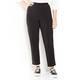 PERSONA BY MARINA RINALDI STRETCH JERSEY TROUSERS BLACK