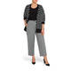 PERSONA BY MARINA RINALDI HOUNDSTOOTH TROUSERS