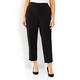 PERSONA BY MARINA RINALDI STRETCH JERSEY TROUSERS BLACK