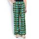 PERSONA BY MARINA RINALDI SATIN TROUSER PRINT GREEN